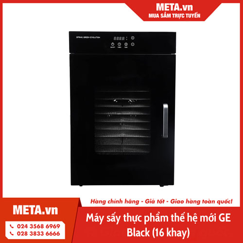 Máy sấy thực phẩm thế hệ mới GE Black (16 khay)