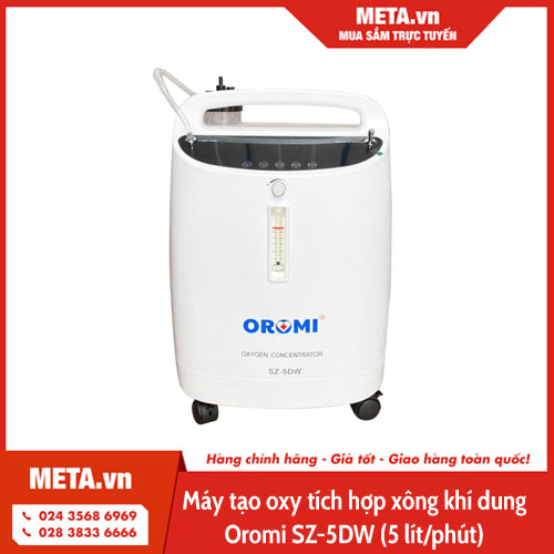 Máy tạo oxy tích hợp xông khí dung Oromi SZ-5DW (5 lít/phút)