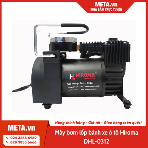 Máy bơm lốp bánh xe ô tô Hiroma DHL-0312 