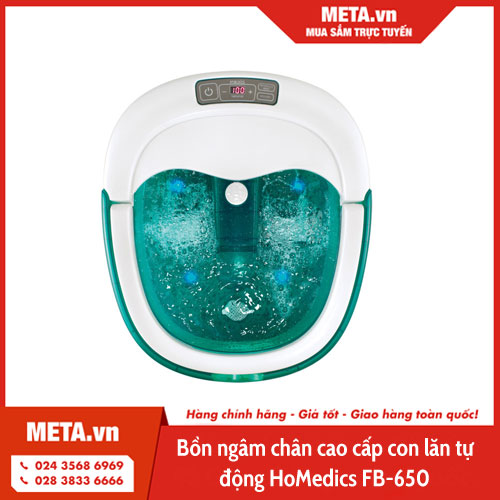 Bồn ngâm chân cao cấp con lăn tự động HoMedics FB-650