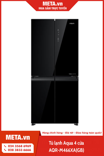 Tủ lạnh AQUA 4 cửa AQR-M466XA(GB)