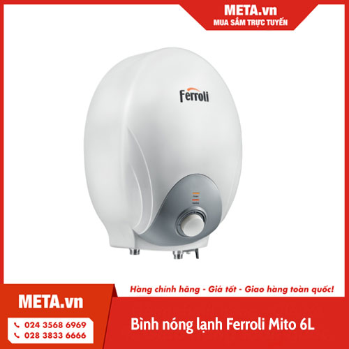 Bình nóng lạnh Ferroli Mito 6L 