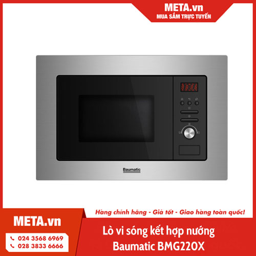 Lò vi sóng kết hợp nướng Baumatic BMG220X
