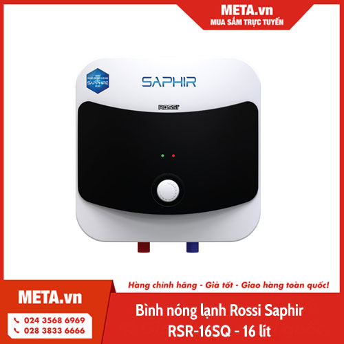 Bình nóng lạnh Rossi Saphir RSR-16SQ - 16 lít
