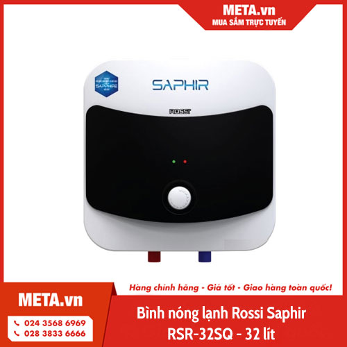 Bình nóng lạnh Rossi Saphir RSR-32SQ - 32 lít