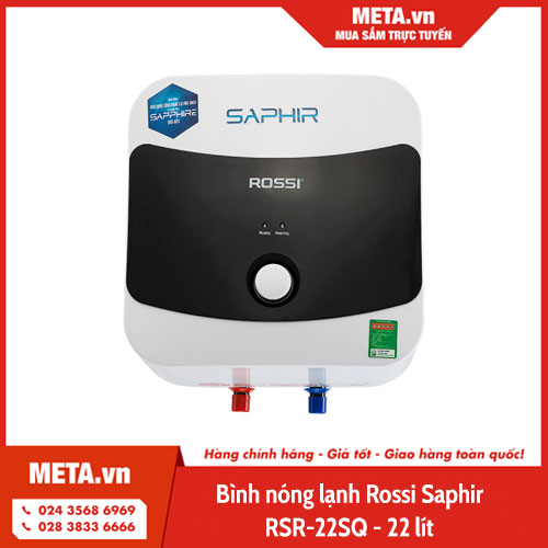 Bình nóng lạnh Rossi Saphir RSR-22SQ - 22 lít