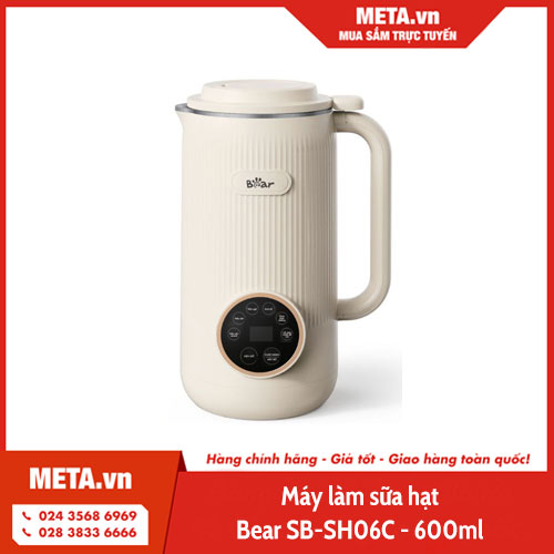 Máy làm sữa hạt Bear SB-SH06C - 600ml