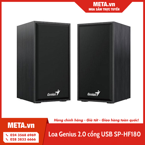 Loa Genius 2.0 cổng USB SP-HF180