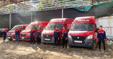 Ra mắt đội xe ô tô giao hàng hùng hậu của META.vn