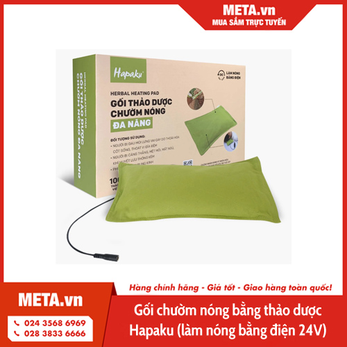 Gối chườm nóng bằng thảo dược Hapaku
