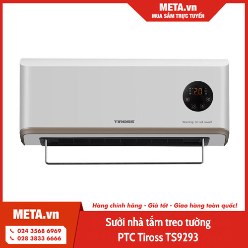 Sưởi nhà tắm treo tường PTC Tiross TS9293