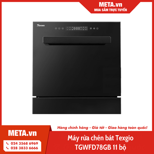 Máy rửa chén bát Texgio TGWFD78GB 11 bộ