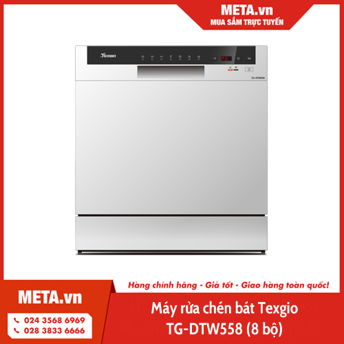 Máy rửa chén bát Texgio TG-DTW558 (8 bộ)