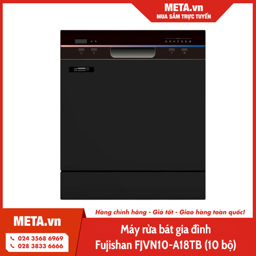 Máy rửa bát gia đình Fujishan FJVN10-A18TB (10 bộ)