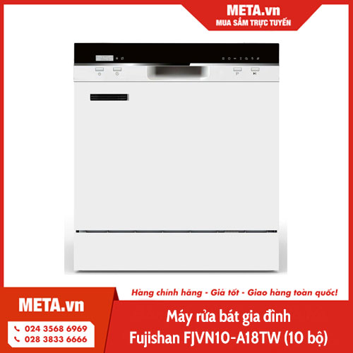 Máy rửa bát gia đình Fujishan FJVN10-A18TW (10 bộ)