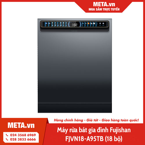 Máy rửa bát gia đình Fujishan FJVN18-A95TB (18 bộ)