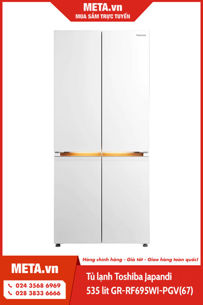 Tủ lạnh Toshiba Japandi Inverter 535 lít GR-RF695WI-PGV(67)