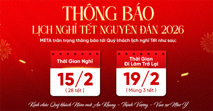 META thông báo lịch nghỉ Tết 2026