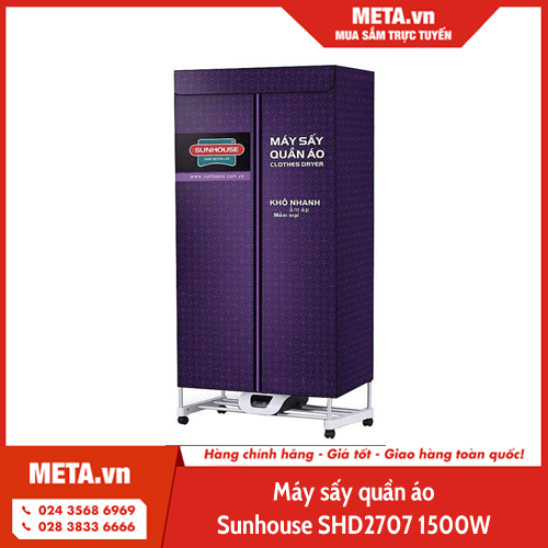 Máy sấy quần áo Sunhouse SHD2707 1.500W