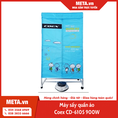 Máy sấy quần áo Coex CD-6105 900W
