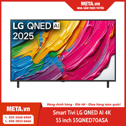 Smart tivi LG QNED AI 4K 55 inch 55QNED70ASA