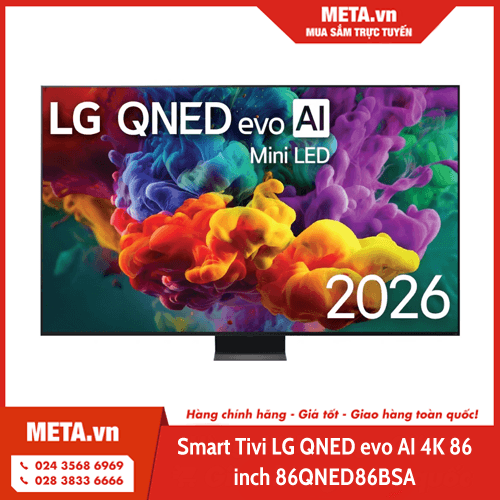 Smart tivi LG QNED evo AI 4K 86 inch 86QNED86BSA
