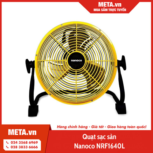 Quạt sạc sàn Nanoco NRF1640L