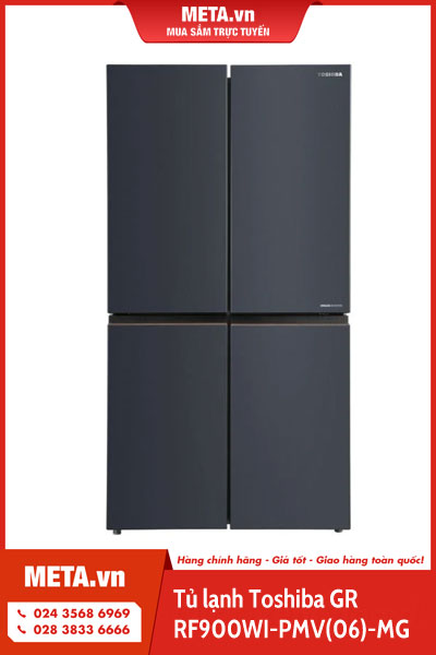 Tủ lạnh Toshiba Inverter Multi Door GR-RF900WI-PMV(06)-MG - 711 lít 