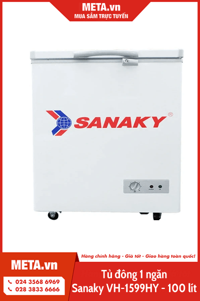Tủ đông 1 ngăn Sanaky VH-1599HY - 100 lít