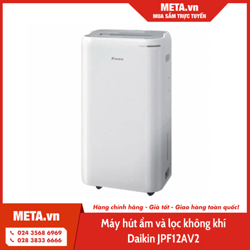 Máy hút ẩm và lọc không khí Daikin JPF12AV2