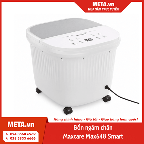Bồn ngâm chân tự làm nóng Maxcare Max648 Smart