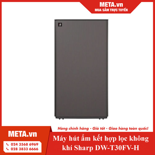 Máy hút ẩm kết hợp lọc không khí Sharp DW-T30FV-H