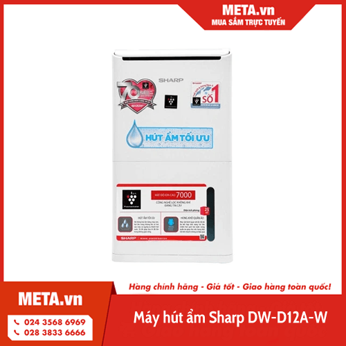 Máy hút ẩm Sharp DW-D12A-W