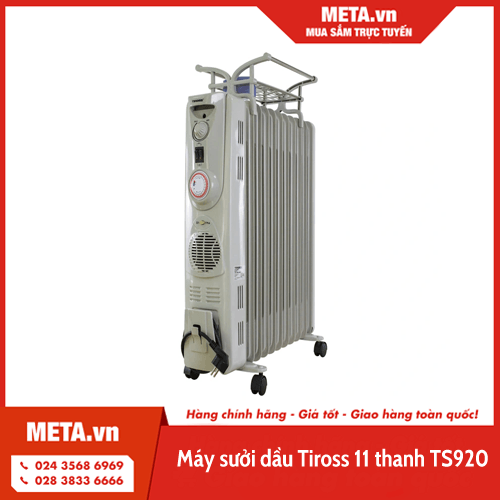 Máy sưởi dầu Tiross 11 thanh TS920