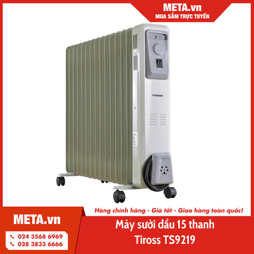 Máy sưởi dầu 15 thanh Tiross TS9219