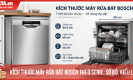 Kích thước máy rửa bát Bosch 2026