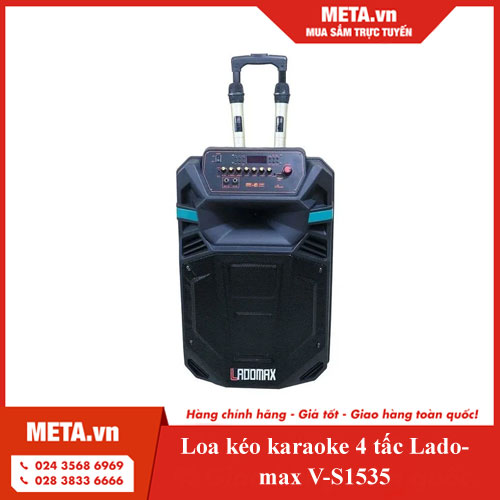 Loa kéo karaoke 4 tấc Ladomax V-S1535