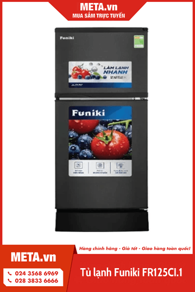 Tủ lạnh Funiki FR125CI.1 (110 lít, không đóng tuyết)