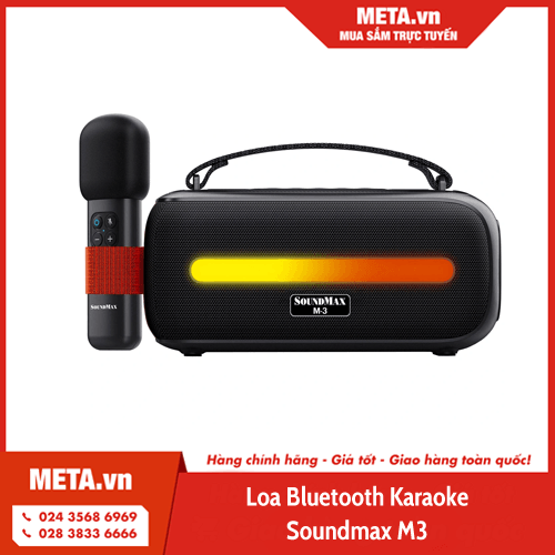 Loa Bluetooth Karaoke Soundmax M3