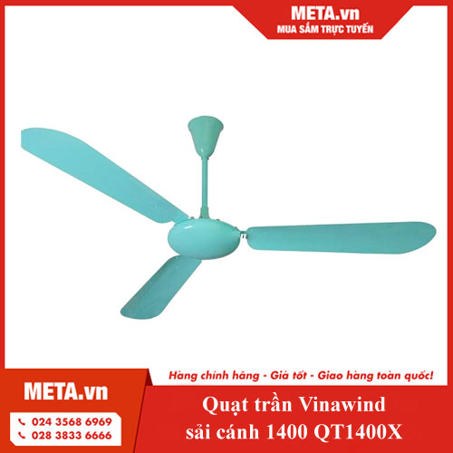 Quạt trần 3 cánh Vinawind QT1400X