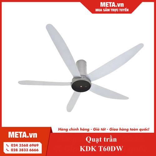 Quạt trần 5 cánh KDK T60DW