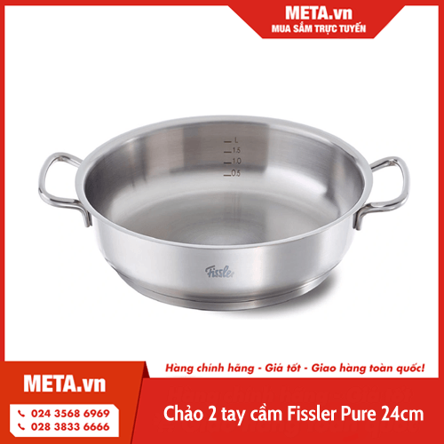 Chảo 2 tay cầm Fissler Pure 24cm