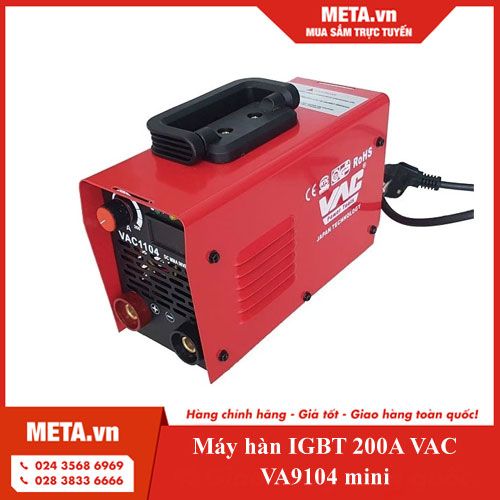 Máy hàn IGBT 200A VAC VA9104 mini