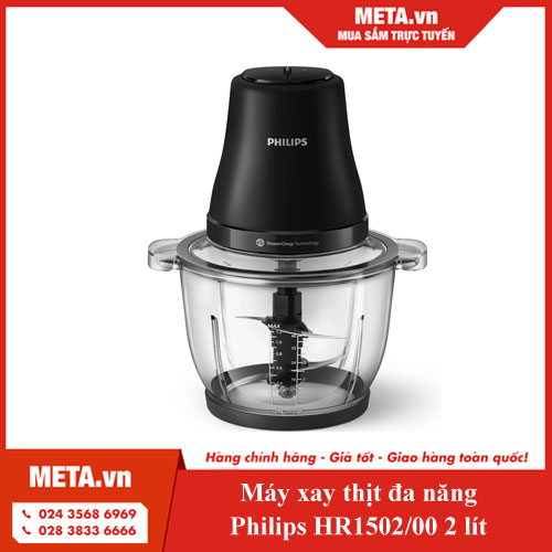 Máy xay thịt đa năng Philips HR1502/00 2 lít