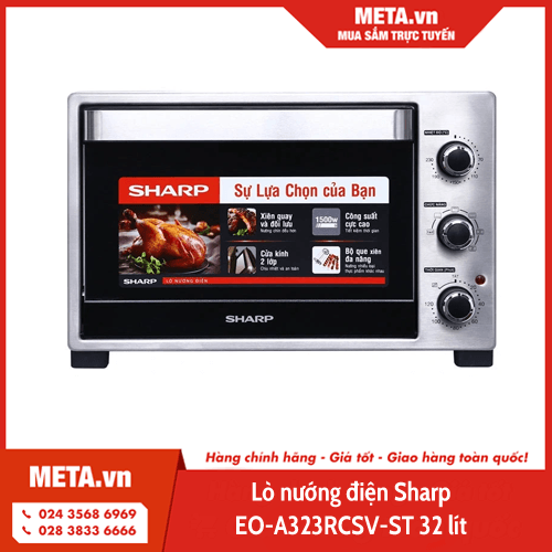 Lò nướng điện Sharp EO-A323RCSV-ST (32 lít)