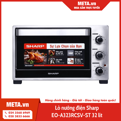 Lò nướng Electrolux EOT3218XG (32 lít)