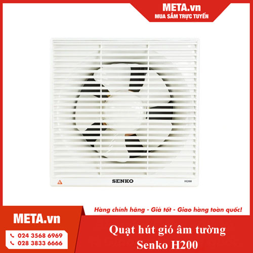 Quạt hút gió âm tường Senko H200