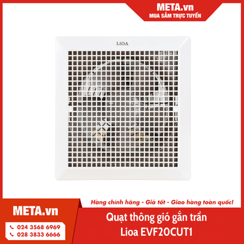 Kích thước quạt thông gió Vinawind QTG200-PN