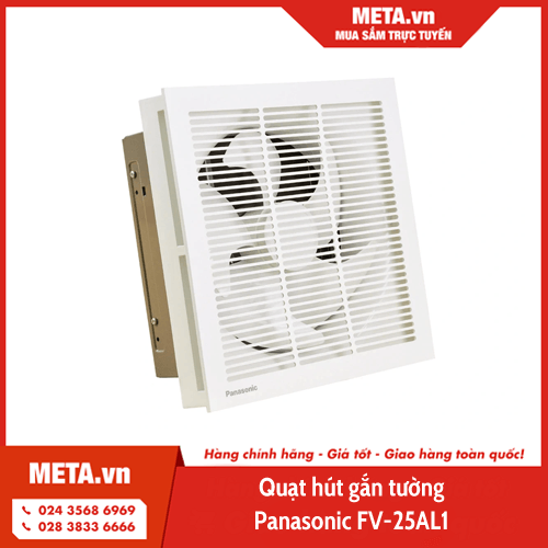 Kích thước quạt hút gắn tường Panasonic FV-25AL1