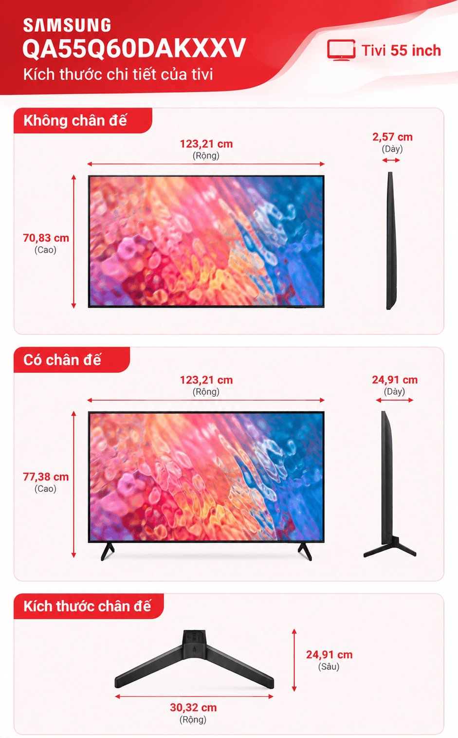 Smart TV QLED 4K Samsung 55 inch QA55Q60DAKXXV